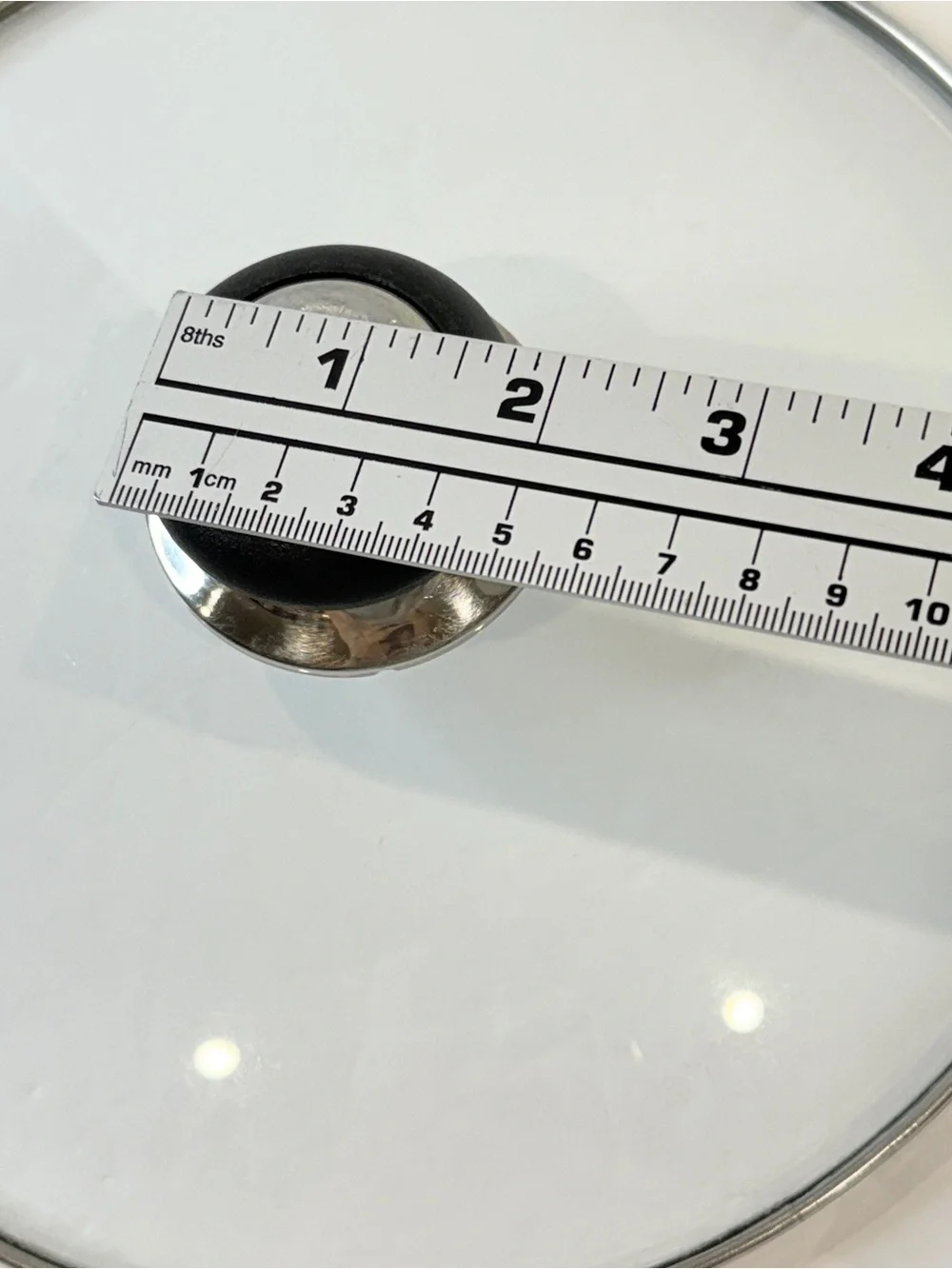 Tempered Glass Pot Lid Set 8” & 10” Stainless Steel Rim Replacement Covers